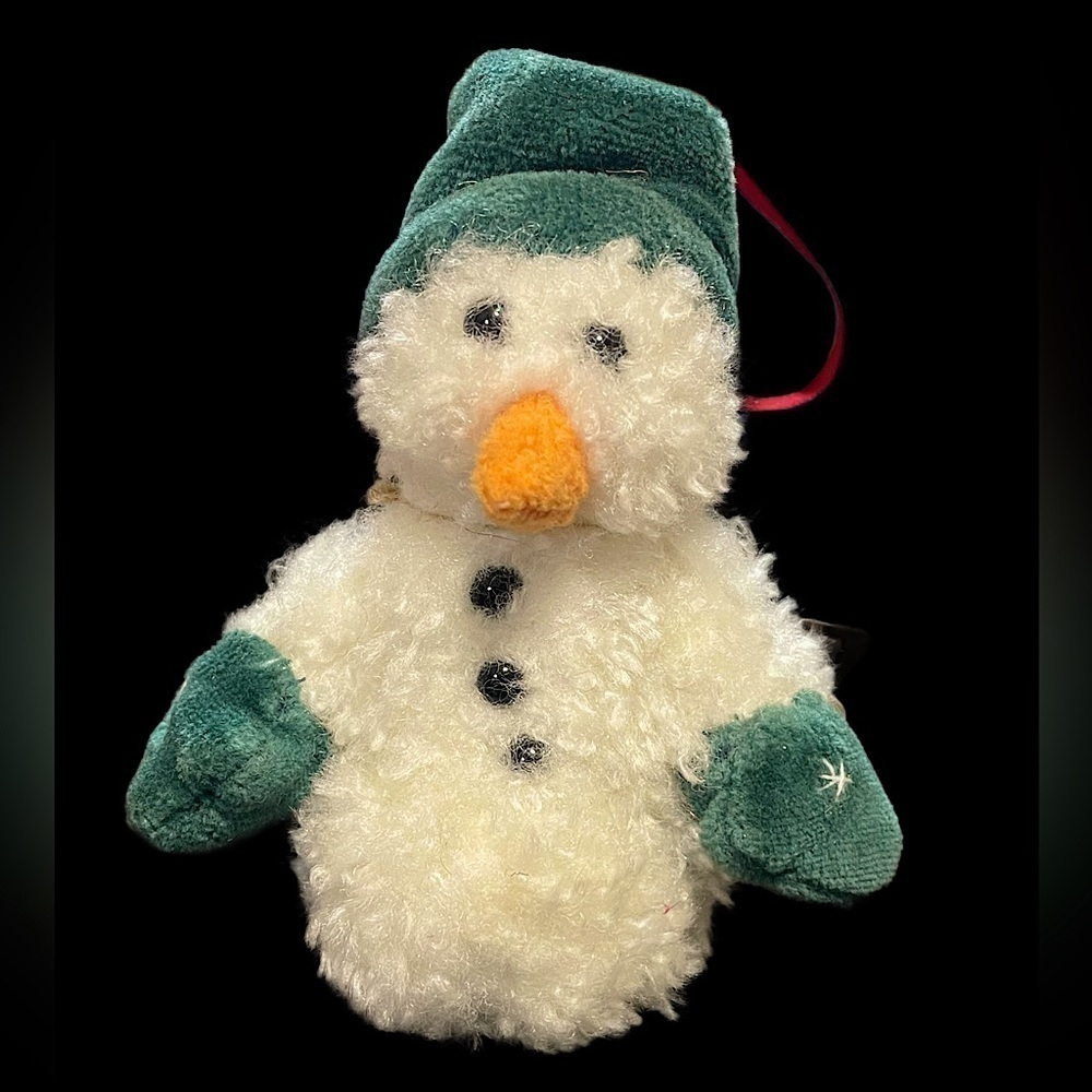 Boyd’s bears vintage stuffed snowman ornament Christmas decor